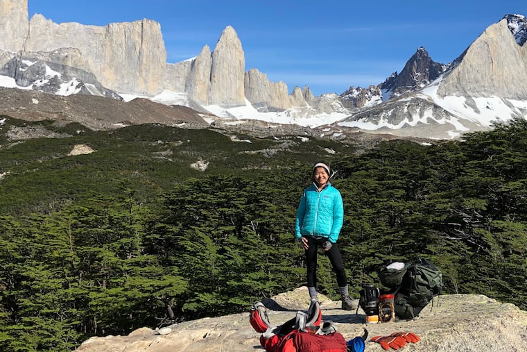 Bethany Ao in the Torres del Paine National Park in southern Chile, on a 50-mile, five-day hike. (Photo: Bethany Ao / Staff)