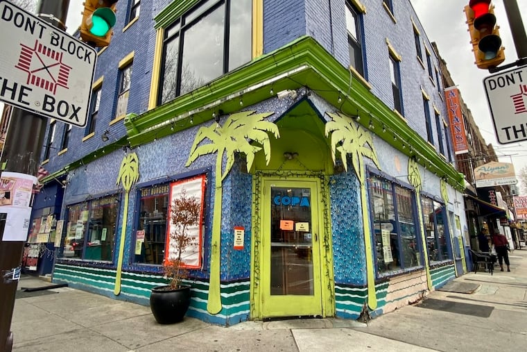 Copabanana, a burger and margarita restaurant, opened at Fourth and South Streets in October 1978.