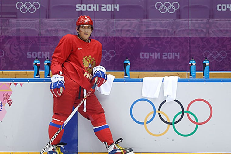 Russian-born winger Alexander Ovechkin spoke to the media Friday on the ongoing violence in Ukraine.