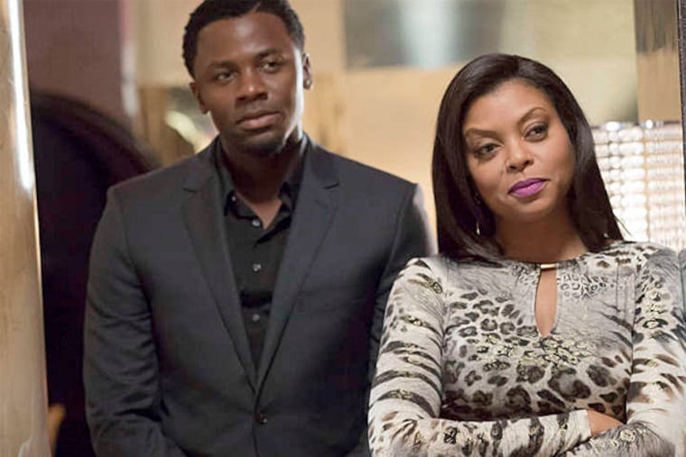 Taraji P. Henson as Cookie, with Derek Luke, in "Empire." Henson has made Cookie mesmerizing, the show's beating heart. (Chuck Hodes / Fox)