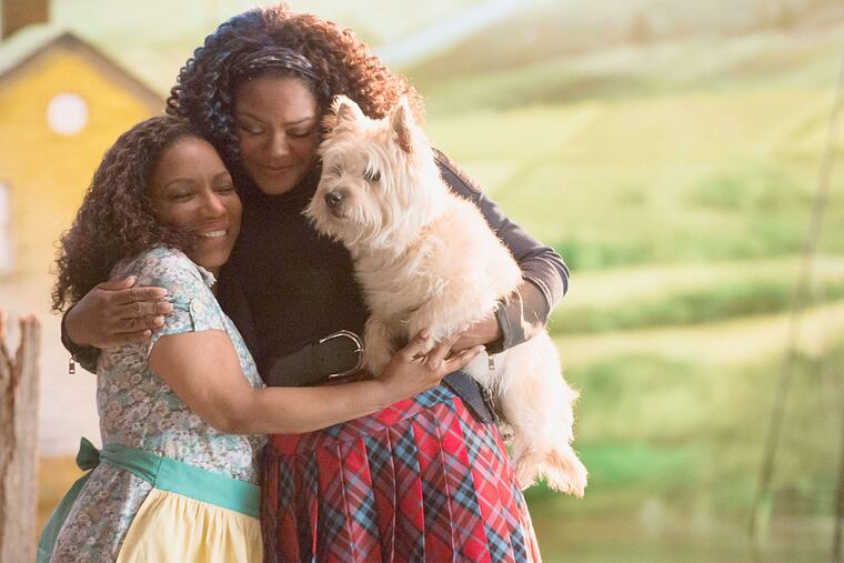 Stephanie Mills (left) portrays Auntie Em and Shanice Williams plays Dorothy in "The Wiz Live!" on NBC at 8 p.m. Thursday.