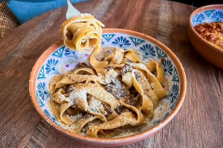 Pappardelle ai funghi at DaMo Pasta Lab, 100½ S. 21st St.
