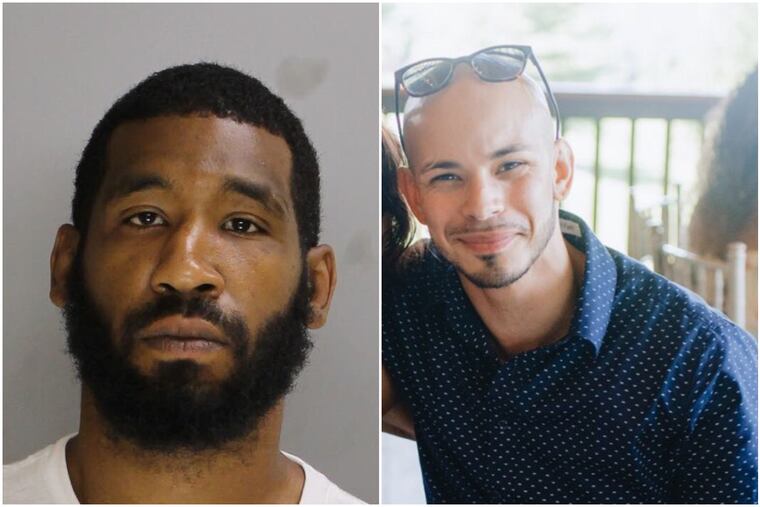Hakeem Smith, left, is charged with fatally shooting Sam Algarin, right, during a carjacking on Thursday, Sept. 13, 2018