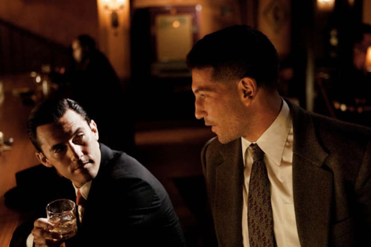 "Mob City" features (left to right) Milo Ventimiglia, Jon Bernthal. (Photo: Scott Garfield)