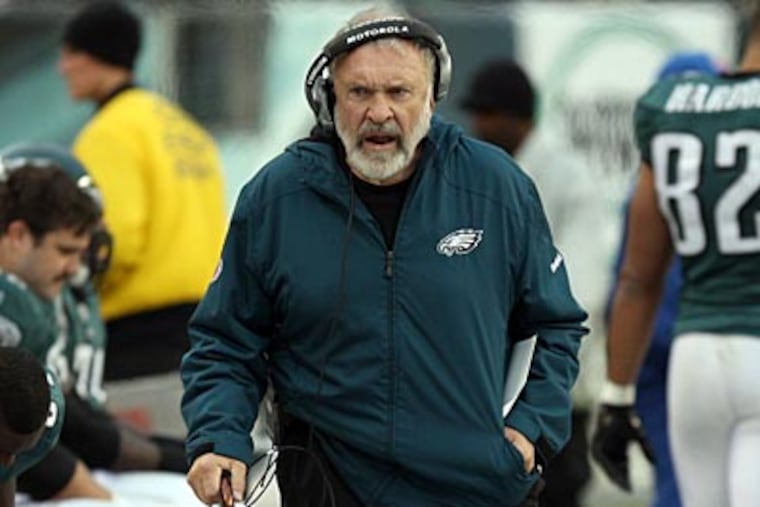 Eagles offensive line coach Howard Mudd isn't expected back in Philadelphia until the final minicamp. (Yong Kim/Staff file photo)