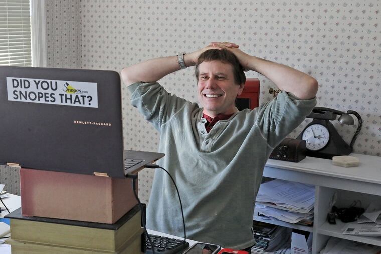 David Mikkelson, founder of Snopes, shown in September 2018.