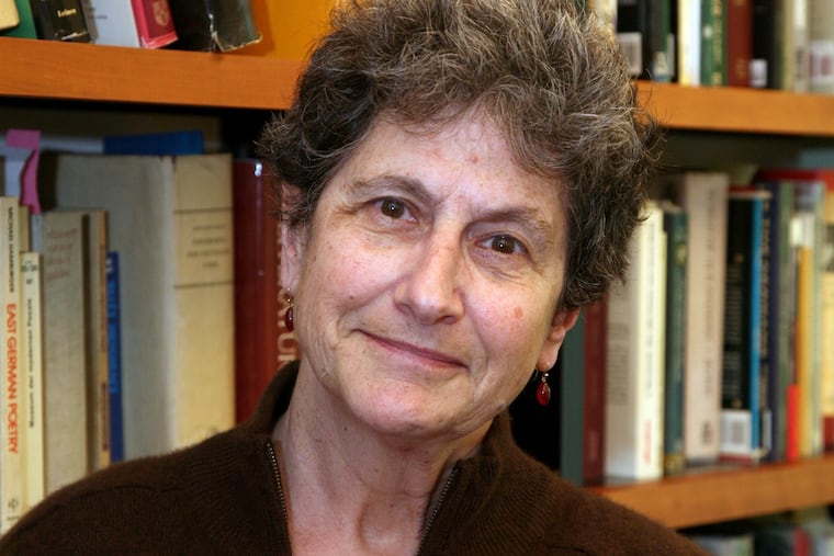 Marion J. Faber in 2009, when she retired from Swarthmore College