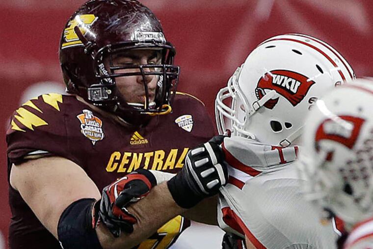 Central Michigan tackle Eric Fisher.
