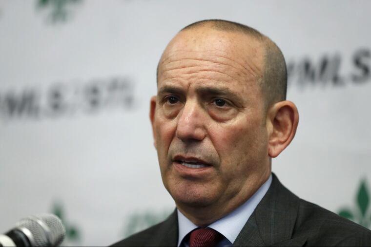 Major League Soccer commissioner Don Garber.