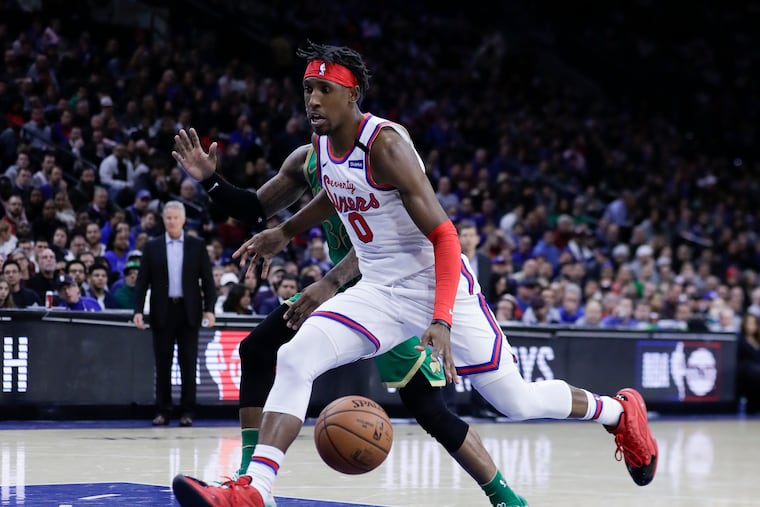 Sixers guard Josh Richardson during the win over the Celtics on Jan. 9.