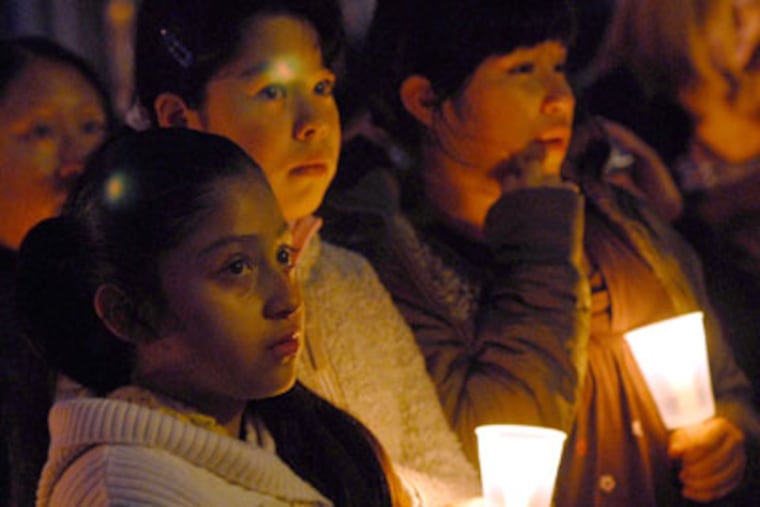 In Philadelphia, grieving friends and neighbors throw an 11th birthday party for Charlenni Ferreira. ( April Saul / Staff Photographer )