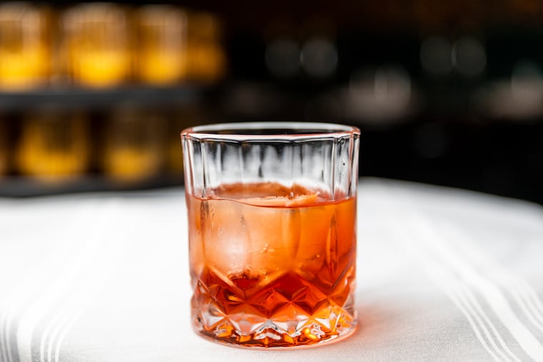 The Montreal cocktail at My Loup in Philadelphia, Pa., on Friday, Aug., 3, 2023.