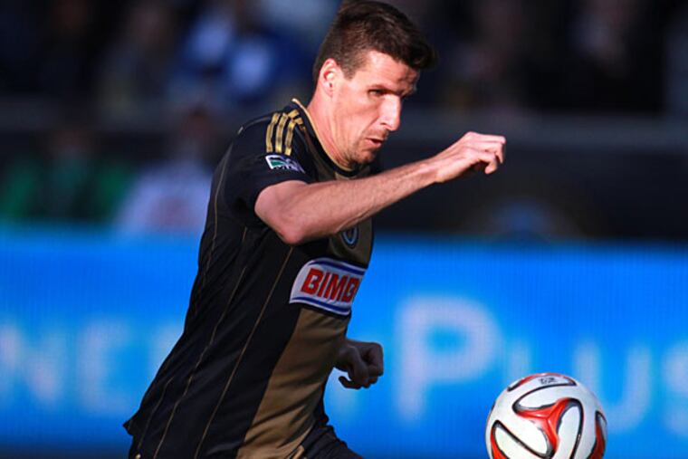 The Union's Sebastien Le Toux. (David Swanson/Staff Photographer)