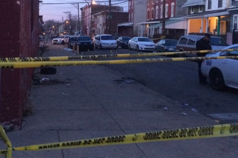 A second man was shot twice in the head during the violence near 12th and Somerset streets yesterday.