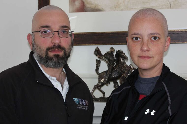 Hooman Noorchashm and wife Amy Reed.