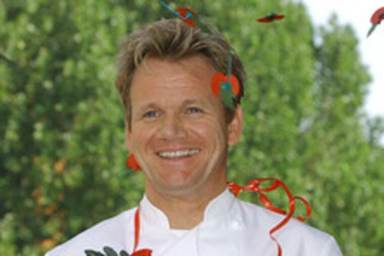 Chef Gordon Ramsay, shown in 2004, hosted "Hell's Kitchen."
