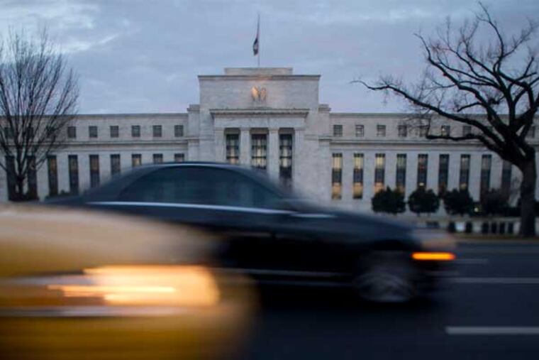 The Federal Reserve building. (Andrew Harrer / Bloomberg News)
