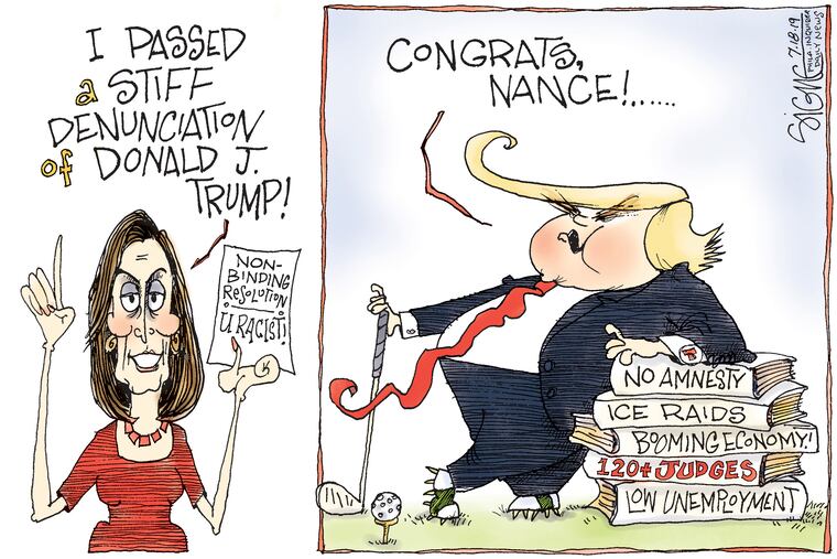 Signe cartoon
TOON18
Pelosi-Trump