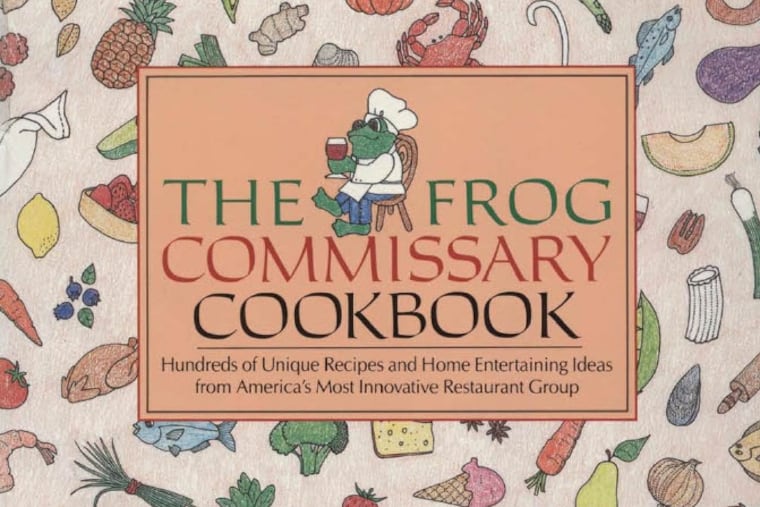 The cover of "The Frog Commissary Cookbook," published in 1985 with illustrations by Rebecca Roller. Illustrations reprinted with permission by Doubleday, an imprint of Penguin Random House, LLC.