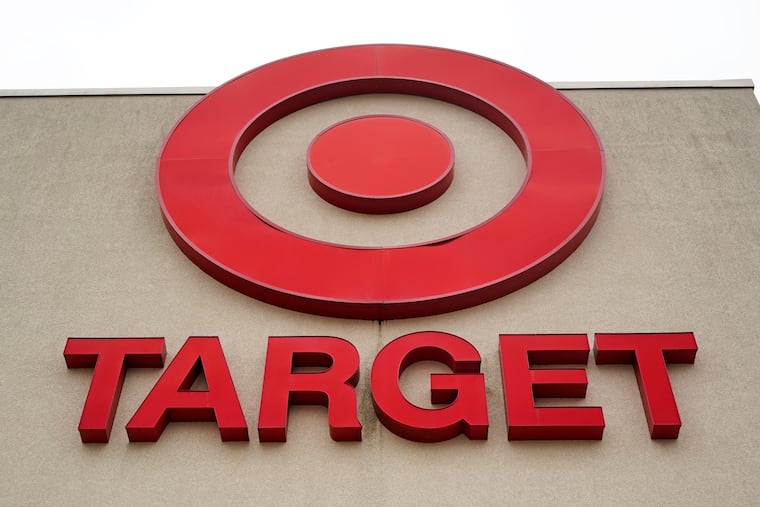 A Target sign is shown on a store in Upper St. Clair, Pa., in 2023.