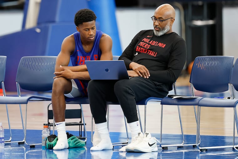 The Sixers' VJ Edgecombe participated in shootaround but will miss Friday's preseason game.