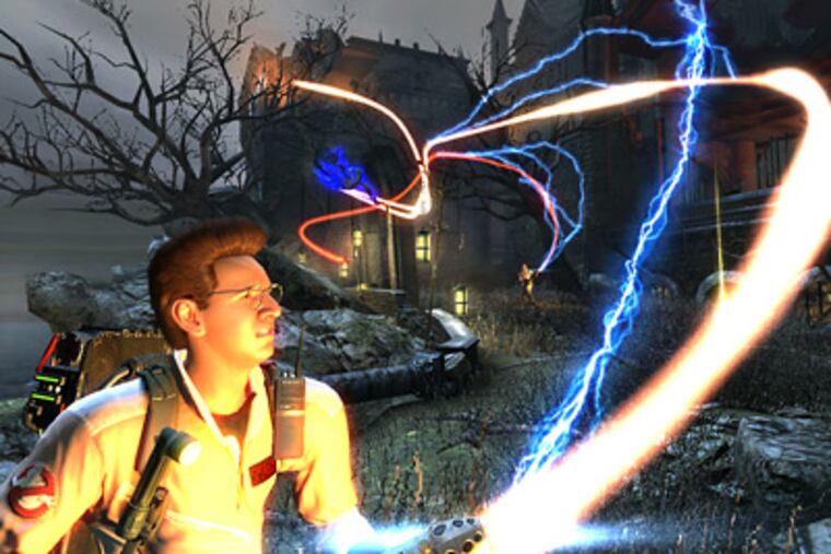 In this video game still released by Atari, a scene featuring Dr. Egon Spengler, voiced by Harold Ramis, is shown from, "Ghostbusters: The Video Game." (AP Photo/Atari)