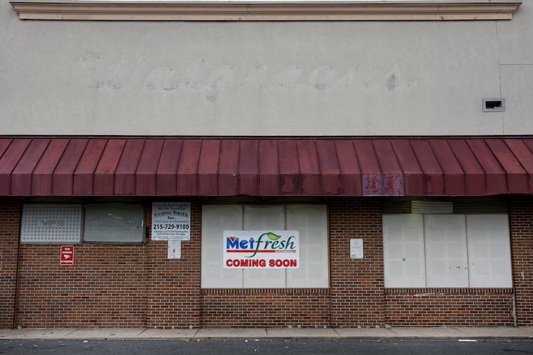 The former Walgreens at 2014 S. Broad St., where Met Fresh's first Philly location is set to open in early 2026, photographed on Wednesday.