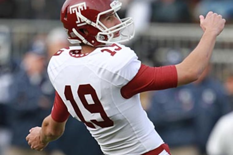 Temple kicker/punter Brandon McManus. (David Swanson/Staff Photographer)