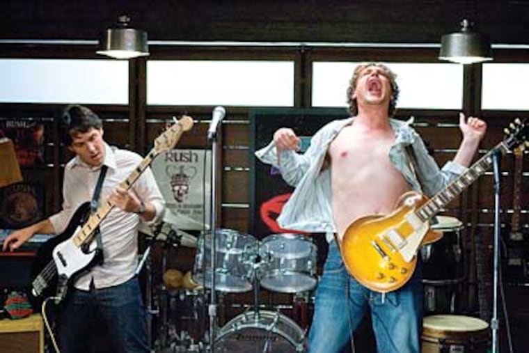 In the comedy "I Love You, Man," Paul Rudd (left) befriends Jason Segel
in an effort to find a best man for his wedding.