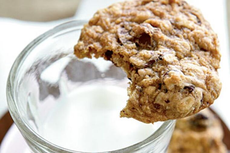 Chocolate cherry heart smart cookies.