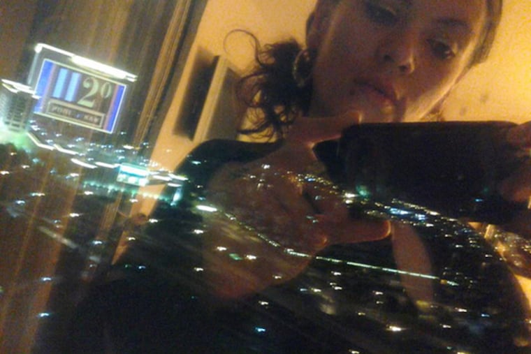 Tara Alicea takes a photo of herself in Atlantic City in July, 2013, as a part of her last Facebook update.