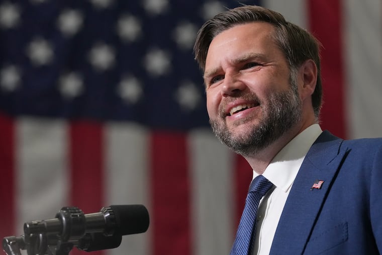 Vice President JD Vance speaks at Milwaukee Mitchell International Airport on July 8 in Milwaukee. As Vance considers a 2028 presidential run, he's faced a barrage of criticism from those in his own party.