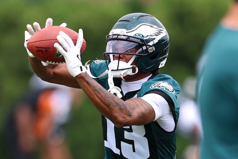 Dontayvion Wicks has a leg up given his familiarity with the new Eagles scheme.