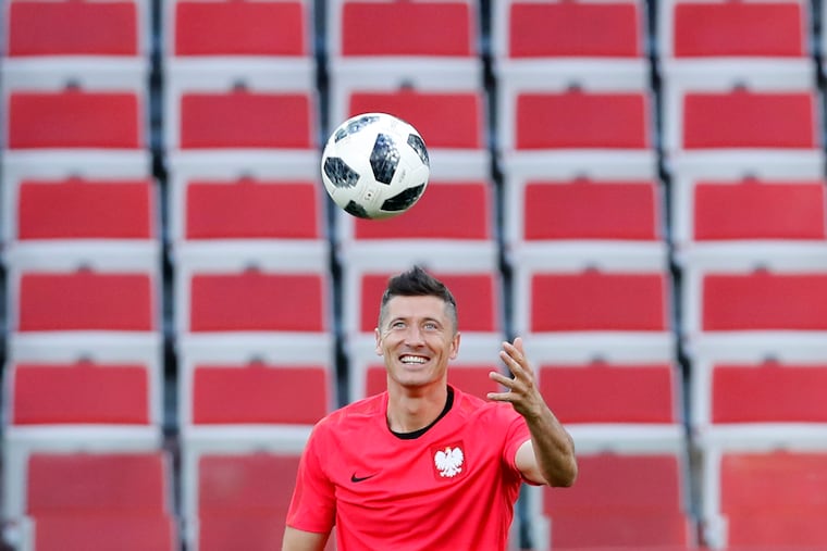 Poland striker Robert Lewandowski has scored 126 goals over the last three seasons for German club Bayern Munich.