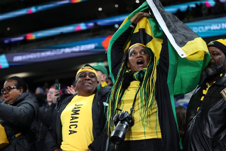 Jamaican fans of the women's national soccer team have a lot to celebrate after their team's first appearance in a knockout round of the women's World Cup.