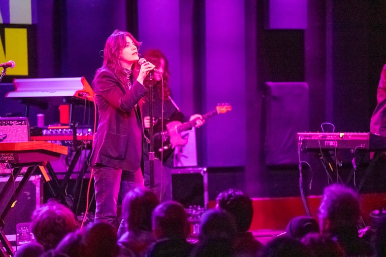 Sharon Van Etten & the Attachment Theory performing at World Cafe Live, in Philadelphia, on Feb. 7. The band is among the headliners at this year XPoNential Music Festival in Camden.