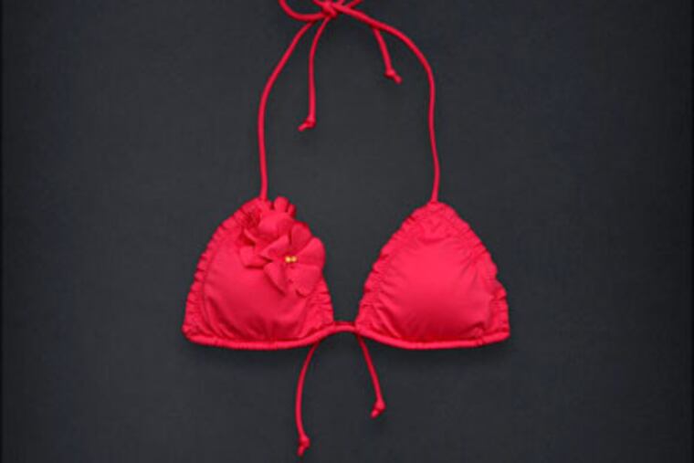 Abercrombie was marketing a padded bikini top like this for girls as young as age 7. (Photo / Abercrombie & Fitch)