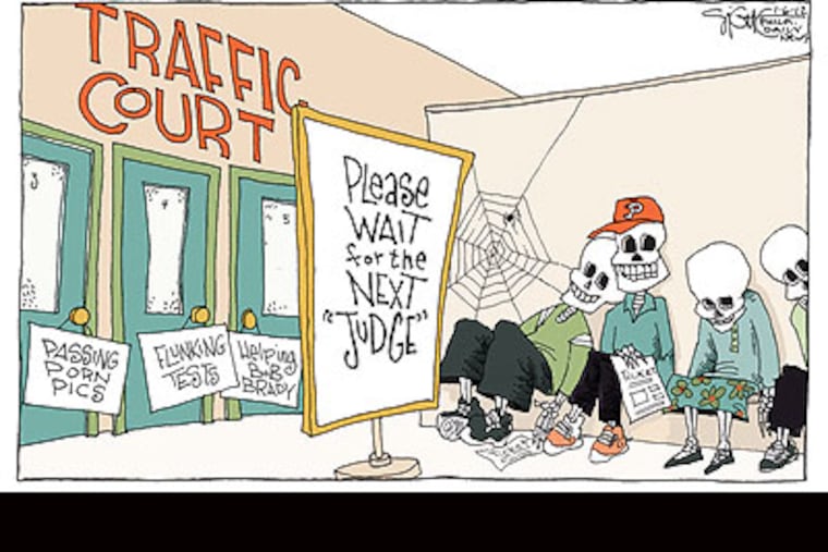 (Daily News editorial cartoon by Signe Wilkinson)