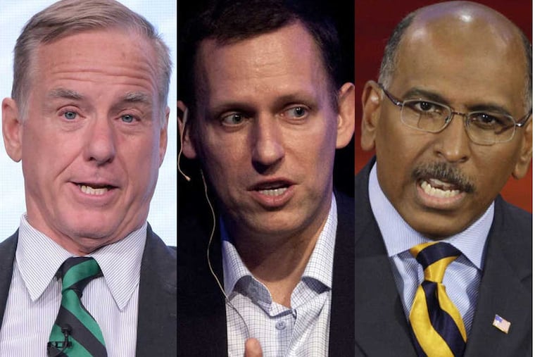 Howard Dean, Peter Thiel, and Michael Steele