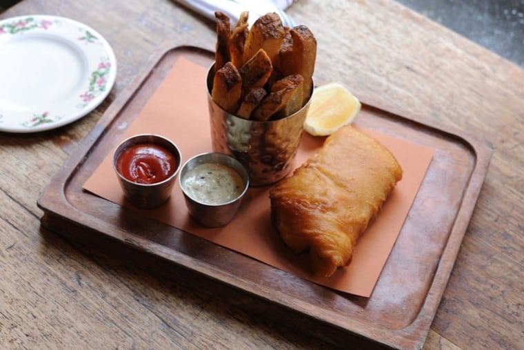 Find fish and chips at the Dandelion in Center City.