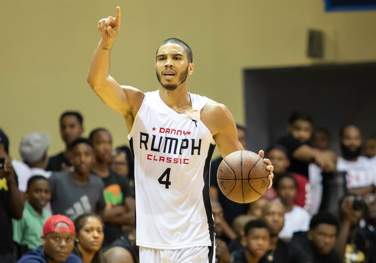 On his way up to NBA superstardom, Celtics guard Jayson Tatum took part in the Rumph Classic.