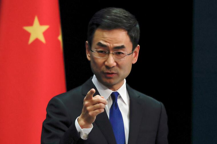 Chinese Foreign Ministry spokesman Geng Shuang