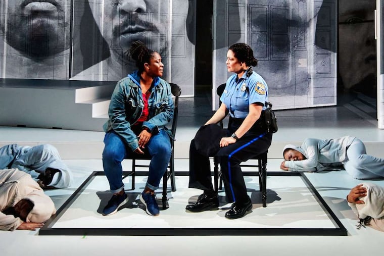 Lauren Whitehead as Un/Sung and Kristin Chavez as Glenda in "We Shall Not Be Moved."