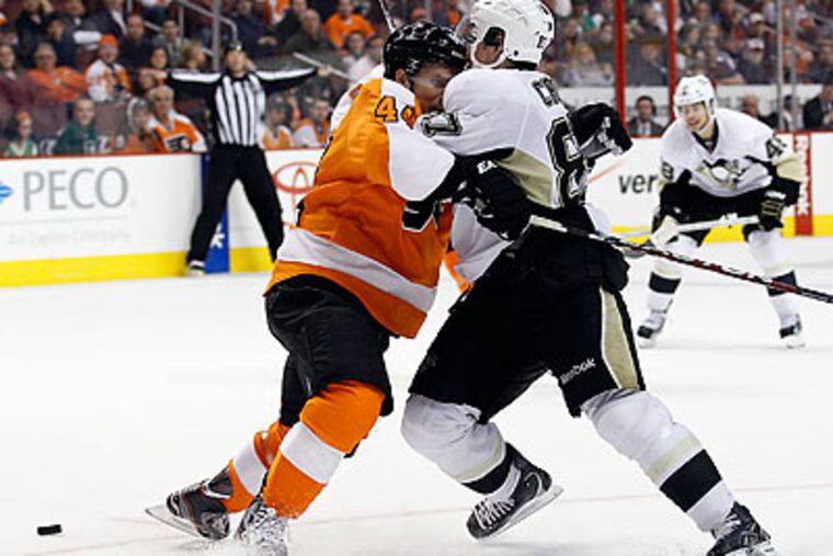 It will be a surprised to no one if the Flyers and Penguins meet in the first round of the playoffs. (Yong Kim/Staff Photographer)