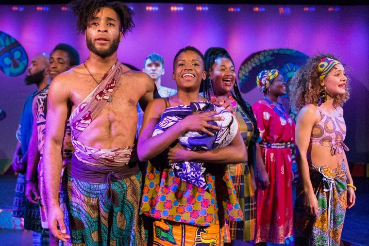 The cast of "Black Nativity" at Theatre Horizon in Norristown.