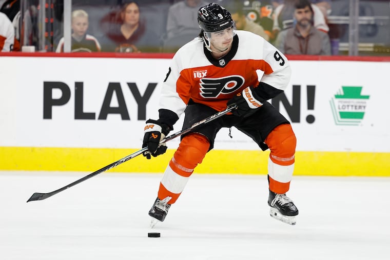 Flyers defenseman Jamie Drysdale is looking to be more aggressive offensively this season. He's off to a good start, according to his head coach.