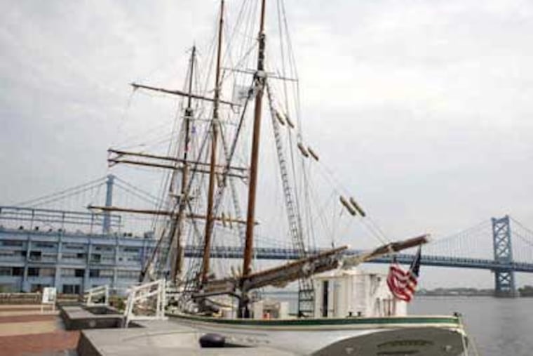 The Gazela began as a fishing vessel, spending 86 years sailing from Portugal to fishing banks off New England and back. (Ed Hille / Staff Photographer)