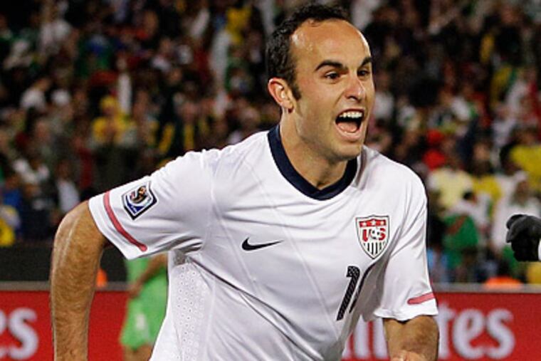 Landon Donovan delivered on his promise to lead the U.S. at the World Cup. (Elise Amendola/AP)