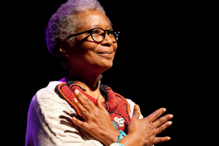"Author Alice Walker in December at the London premiere of "Beauty in Truth," Pratibha Parmar's portrait of the Pulitzer honoree featuring captivating passages of Walker reading from her own works.