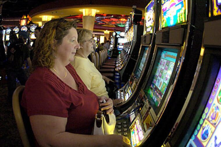 The casino at Pocono Downs contains some 2,500 slot machines of varying denominations. (Mark Moran/The Citizens' Voice/AP file photo)